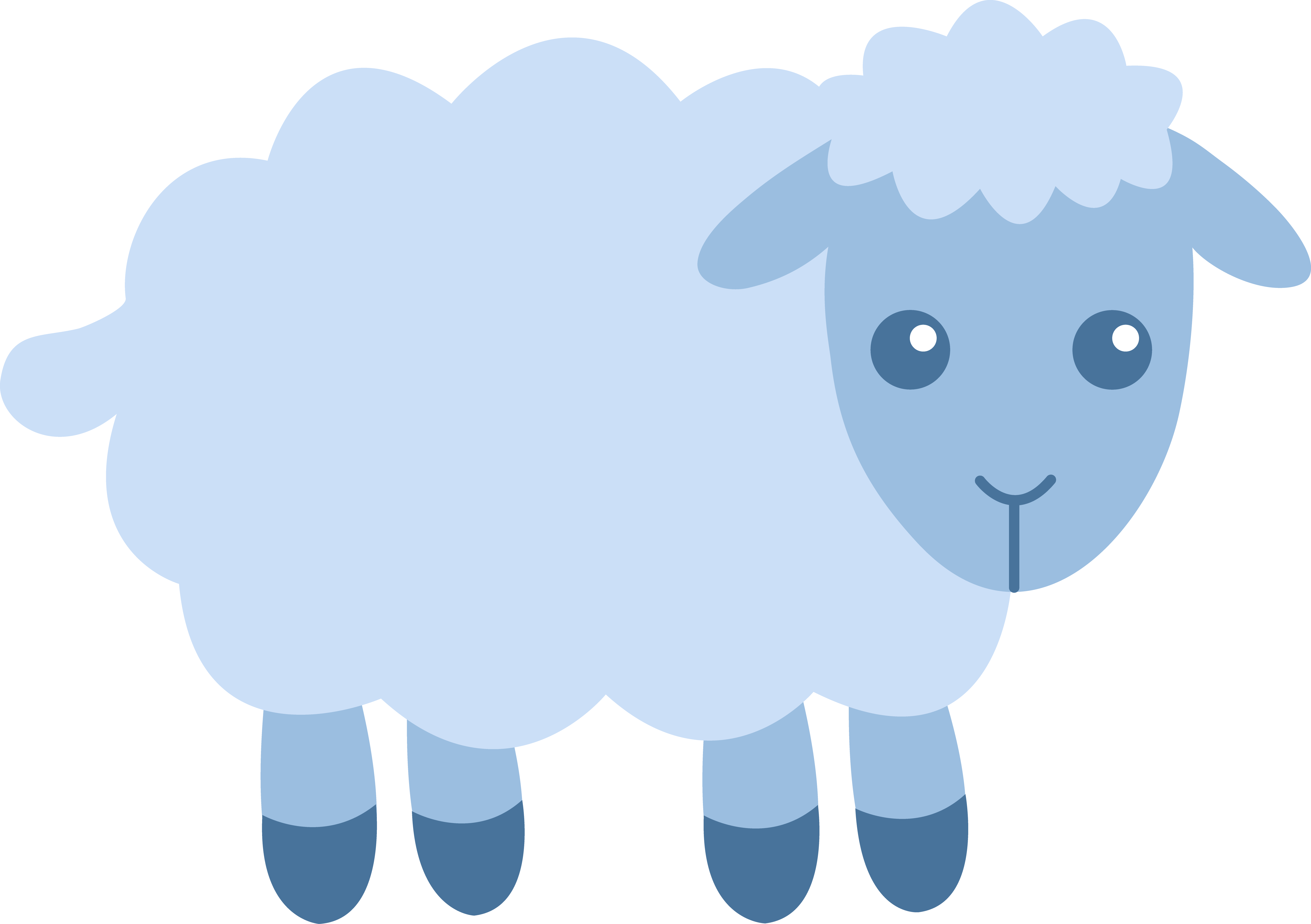 baby sheep clipart - Baby Lamb Clipart