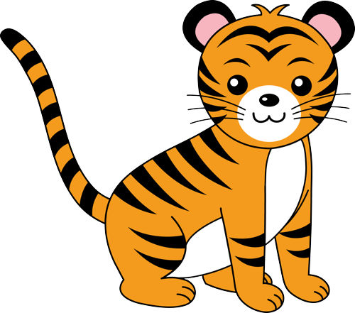 baby tiger clipart - Baby Tiger Clipart