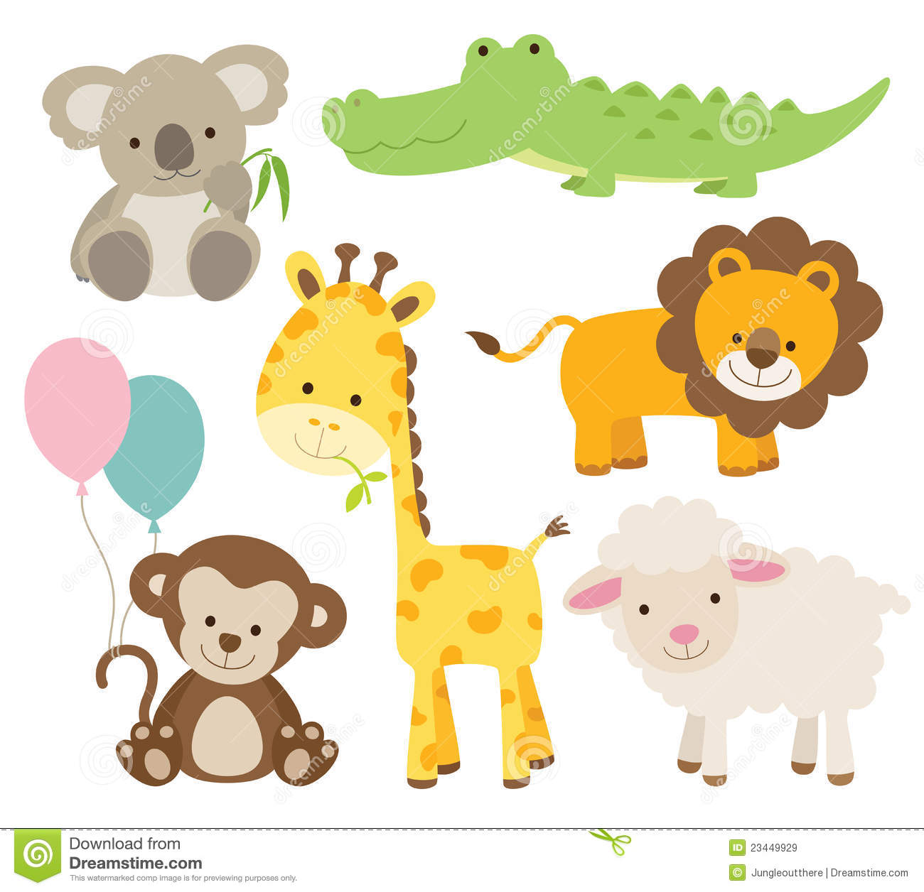 Baby Animals Clip Art Set