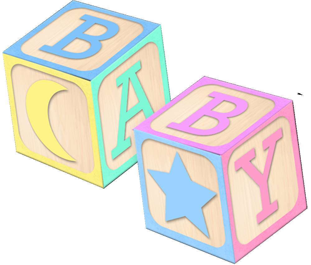 clipart picture of baby block