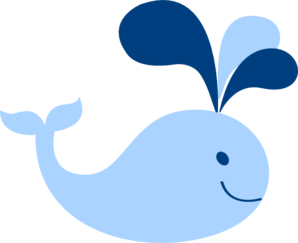 Baby Blue Whale Clip Art Vect - Whale Images Clip Art