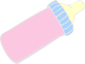 Baby Bottle Pink Clip Art At  - Clipart Baby Bottle