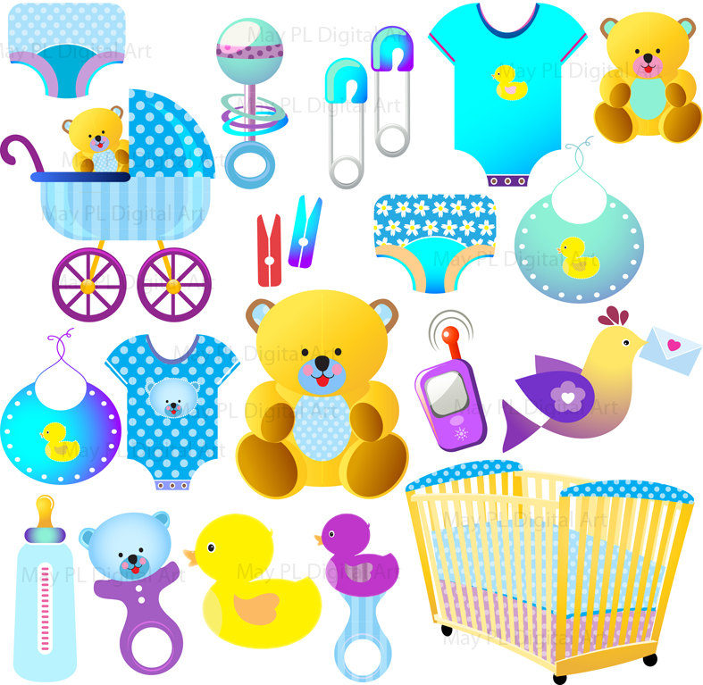 Sweet Pea Baby Shower clipart