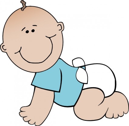 Baby boy crawling clip art fr - Baby Boy Images Clip Art