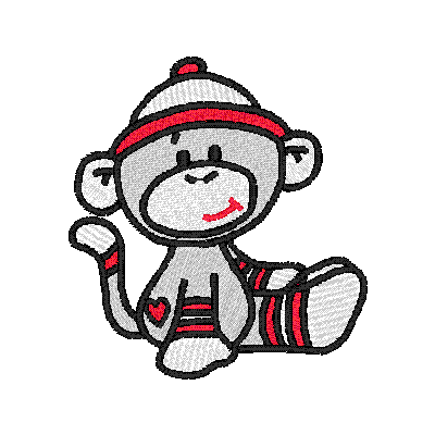 Sock Monkey Clip Art