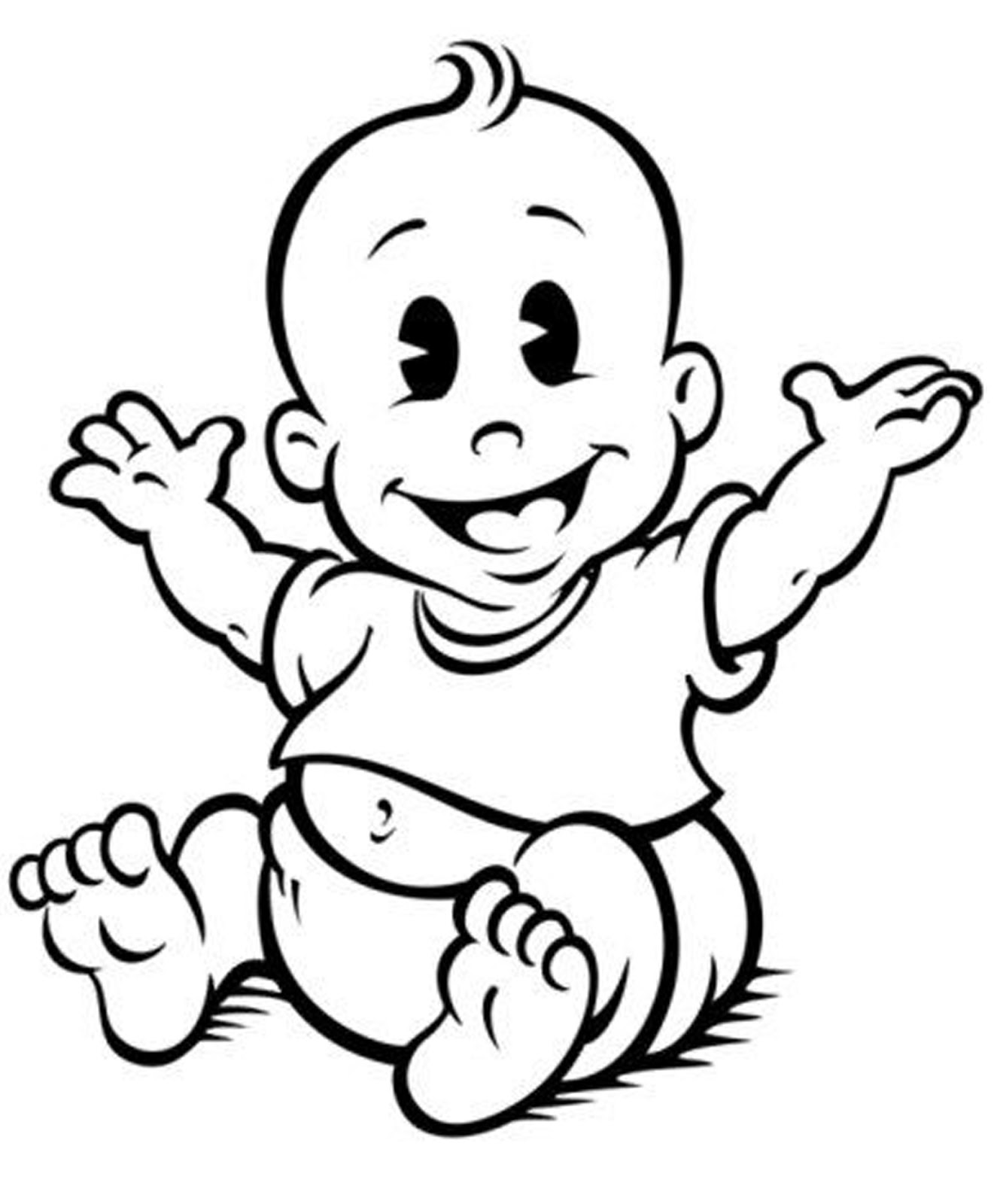 Cute Cartoon Babies - ClipArt