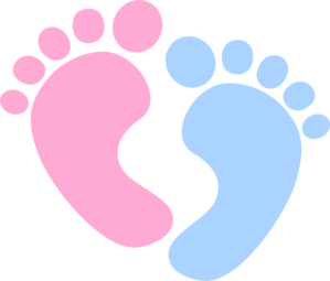 Baby Feet clip art - vector c - Baby Clipart