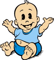 Boy baby pictures clipart - C