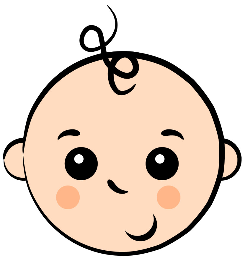 Baby Clipart - Clipartion cli - Baby Face Clipart