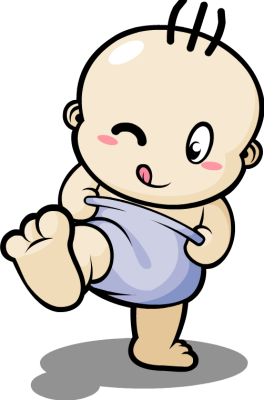 Baby diaper clipart