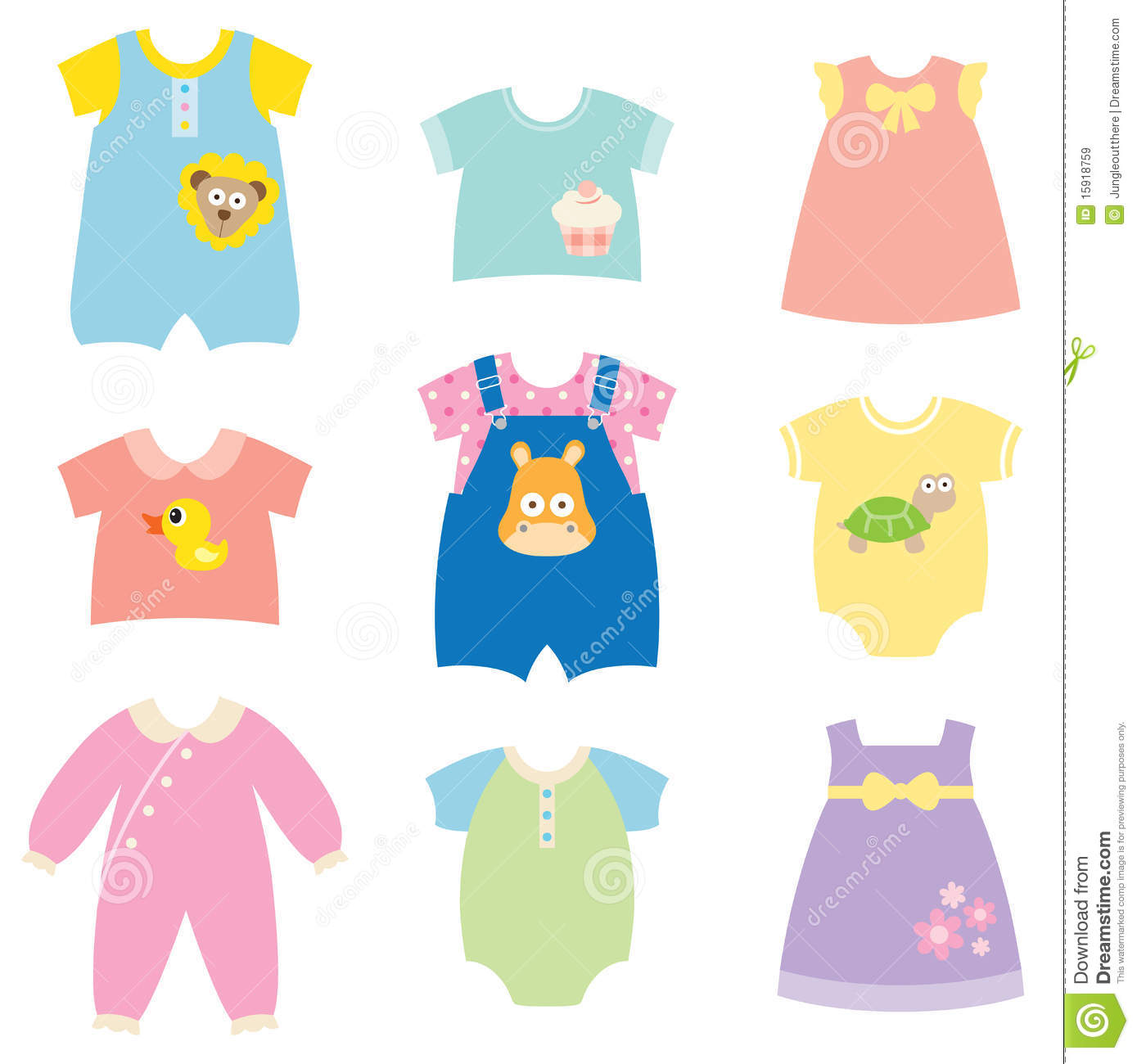 Baby Clothes Clip Art