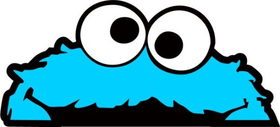 Baby Cookie Monster Clipart .