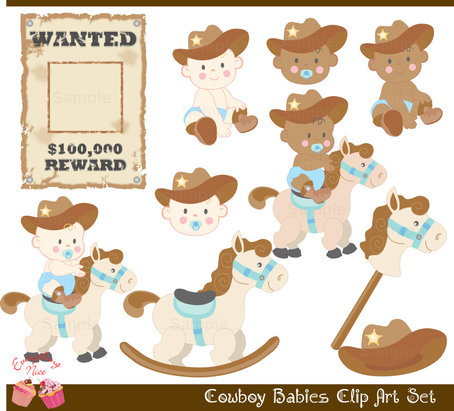 Baby cowboy clipart - . - Baby Cowboy Clipart
