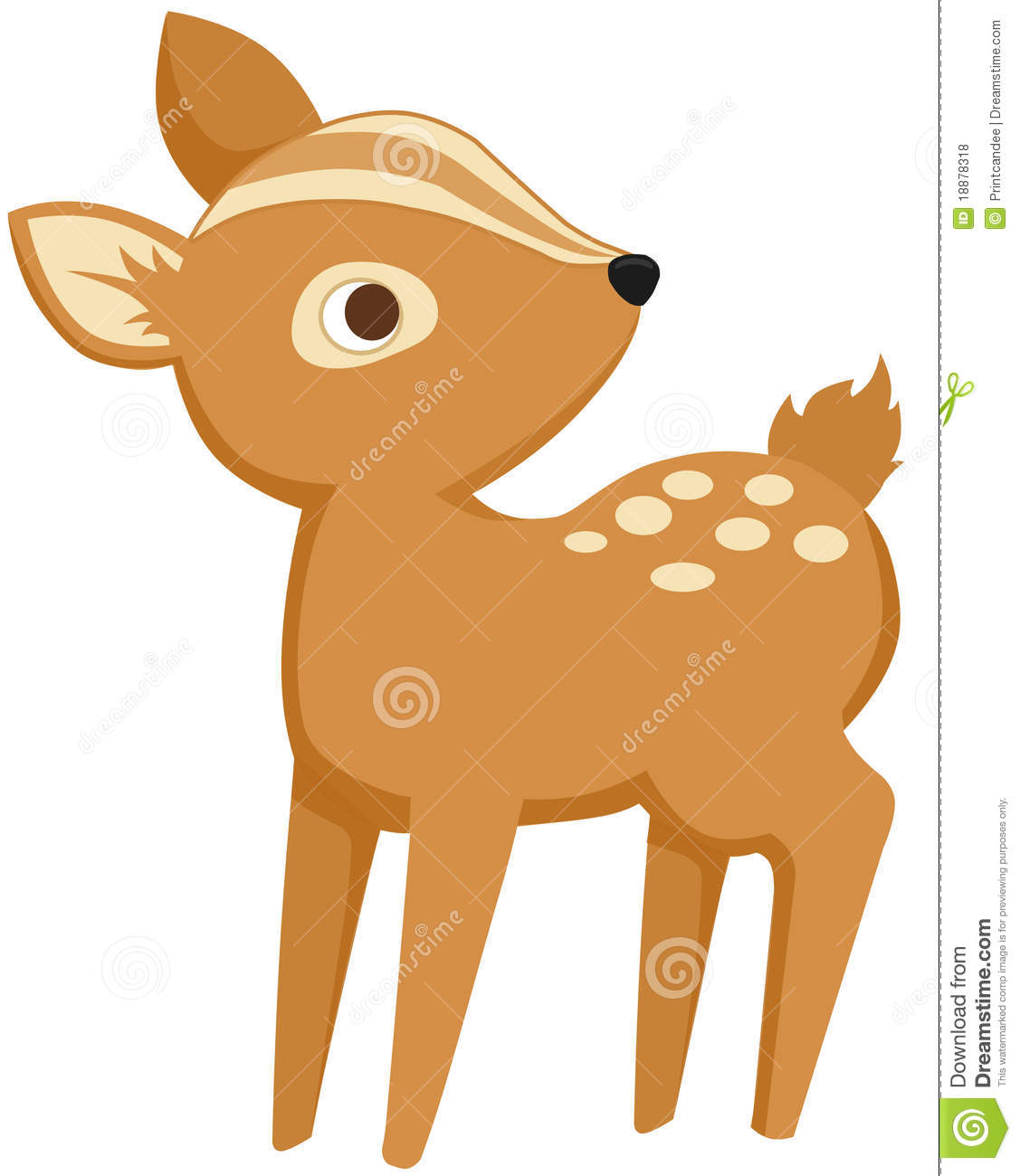 Baby Deer - Baby Deer Clipart