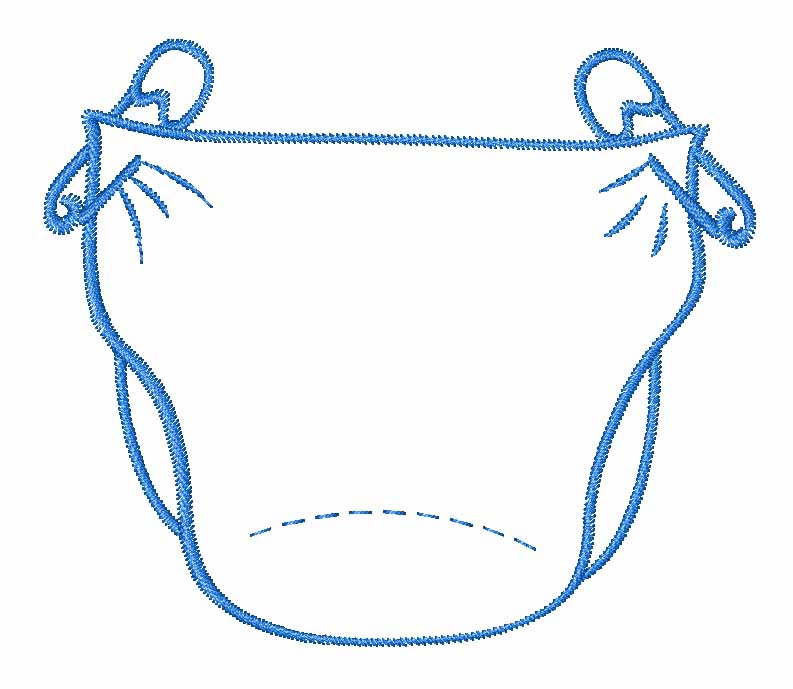 Diaper And Safety Pin Diaper 