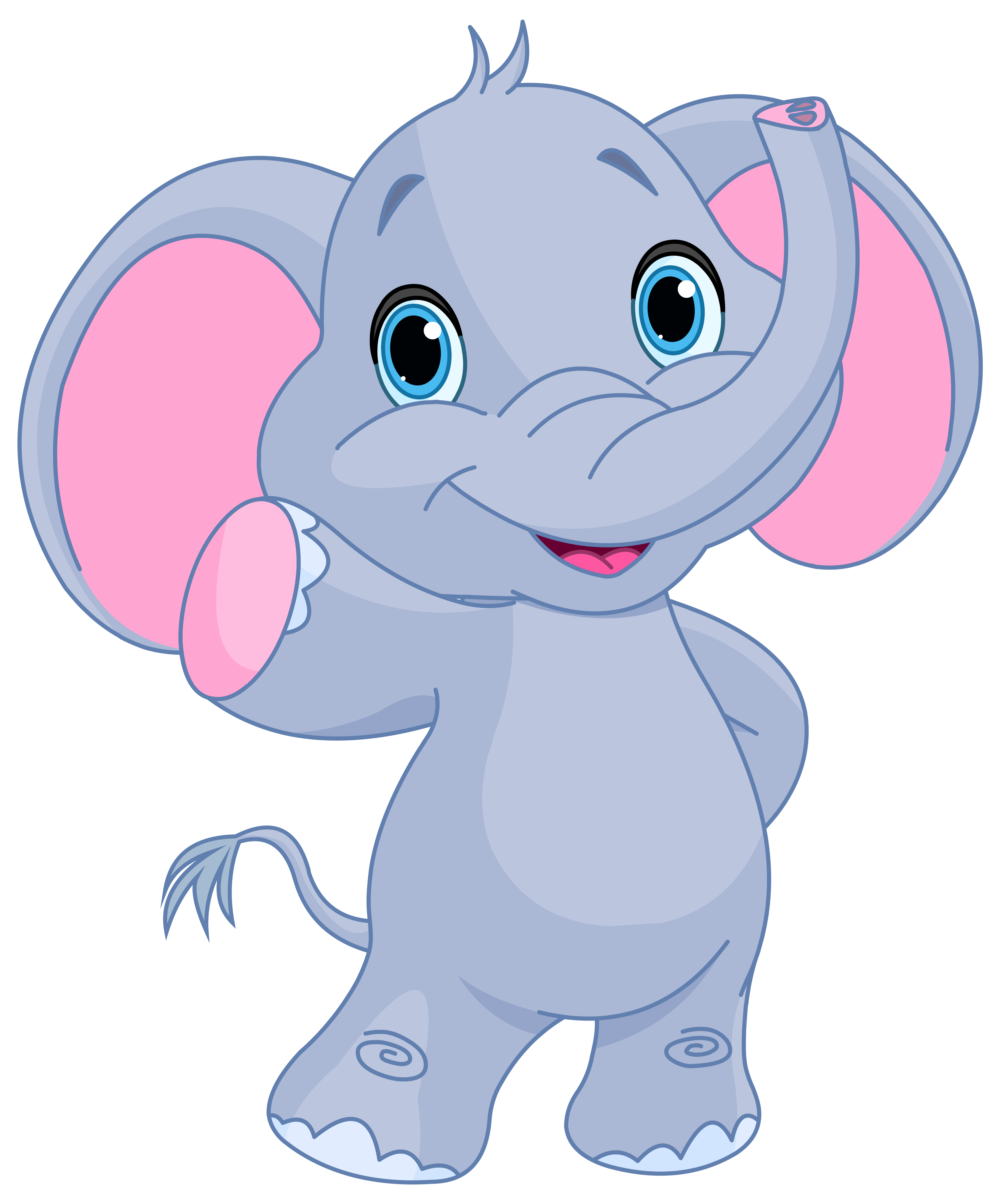 Baby elephant white elephant  - Cute Elephant Clipart