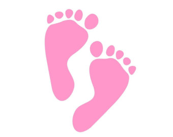 Baby Feet Clip Art #2265 - Baby Foot Print Clip Art