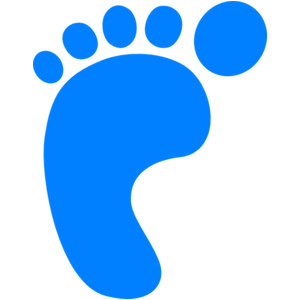 Baby feet clipart
