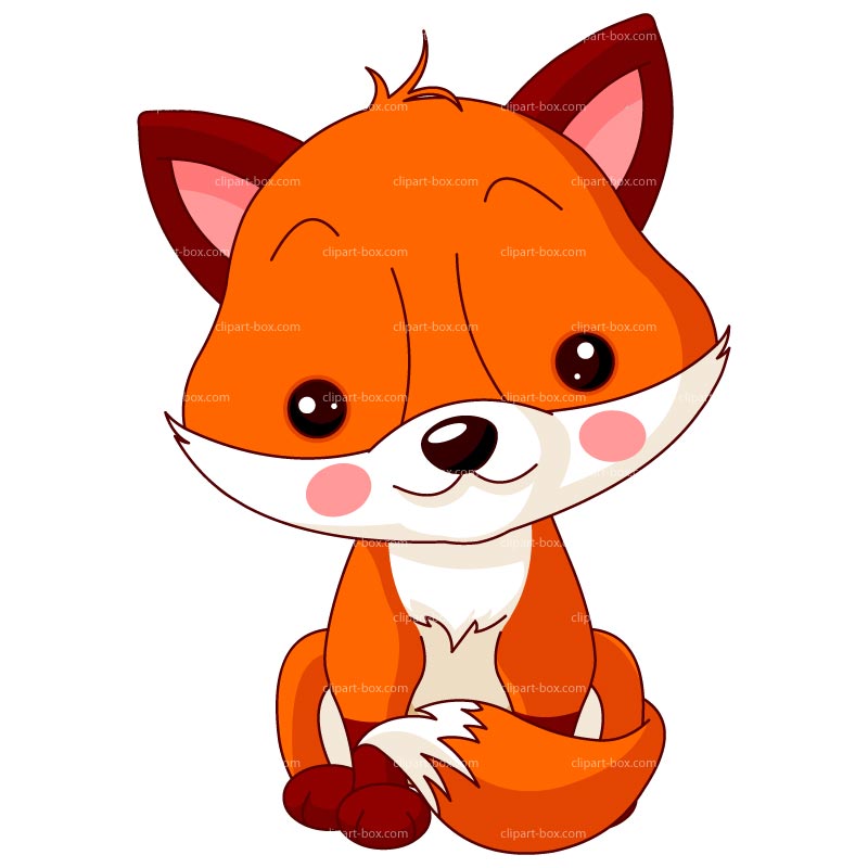 Baby Forest Animal Clipart |  - Free Fox Clipart