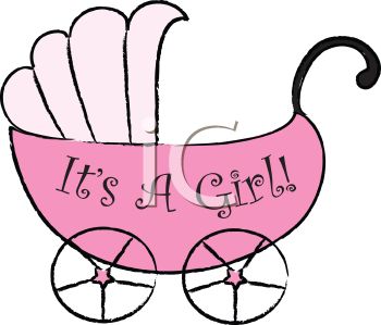 Baby Girl Clipart Curley K 8  - Baby Girl Clip Art