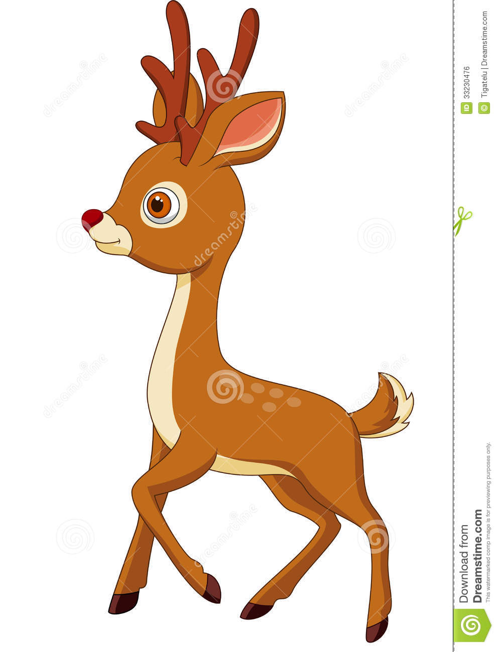 Baby Deer Silhouette Clip Art