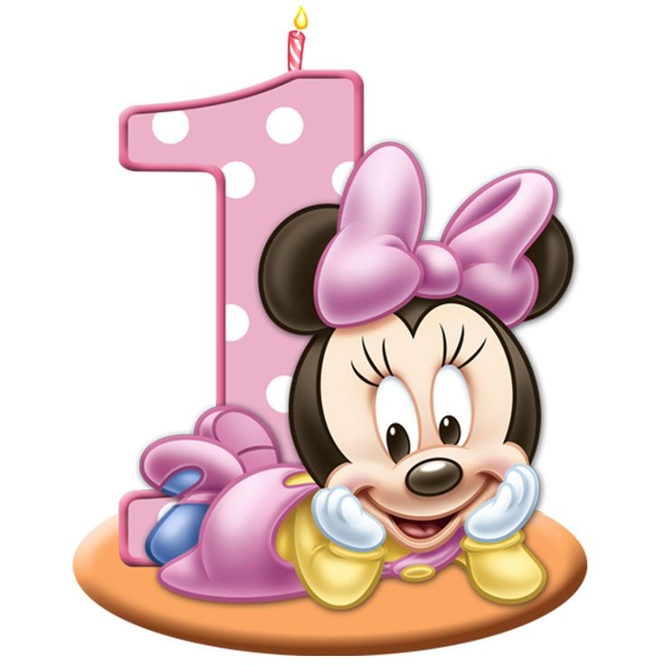 Baby girl first birthday - Baby Minnie Mouse Clip Art