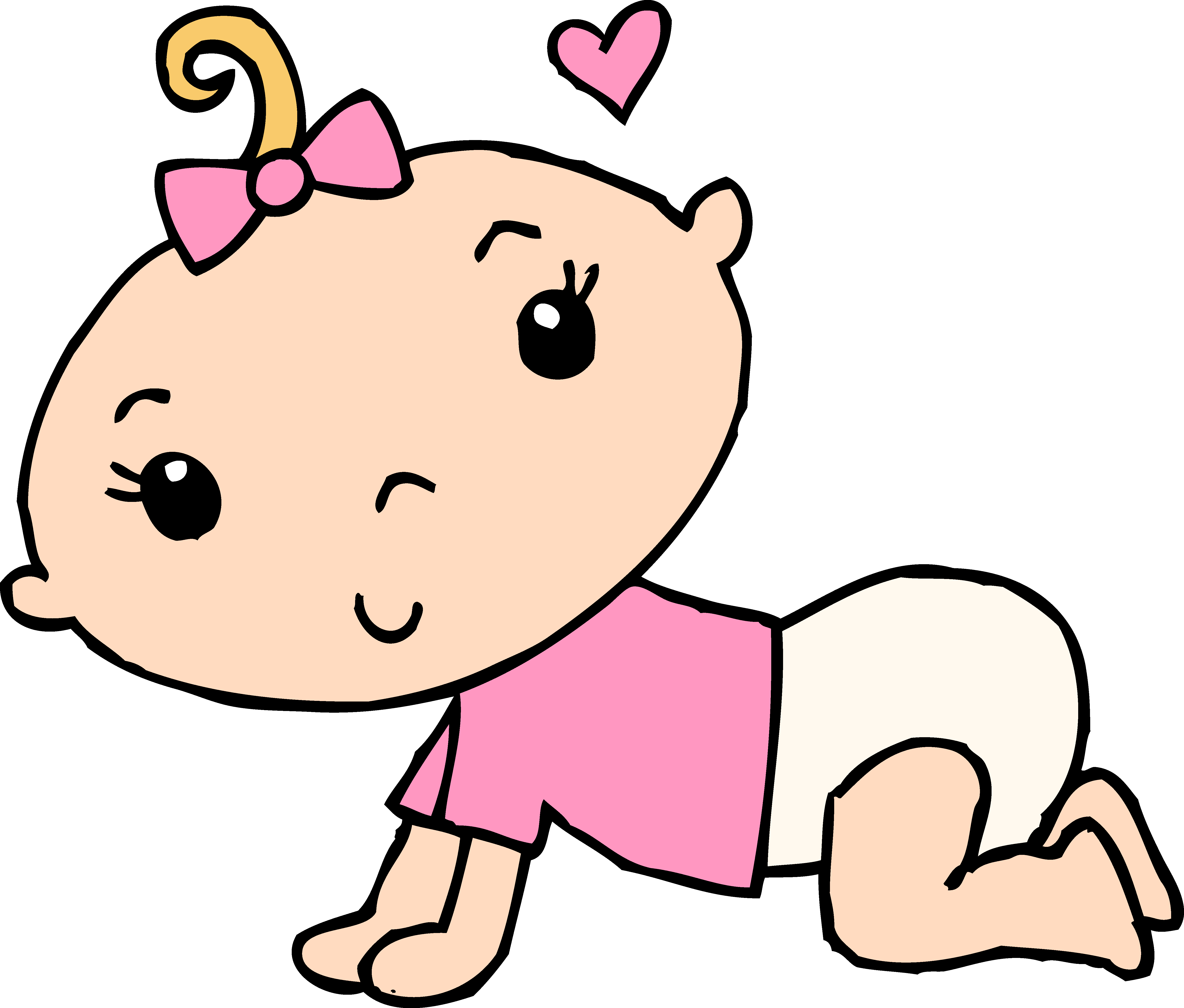 Baby girl girl clipart free clipart images