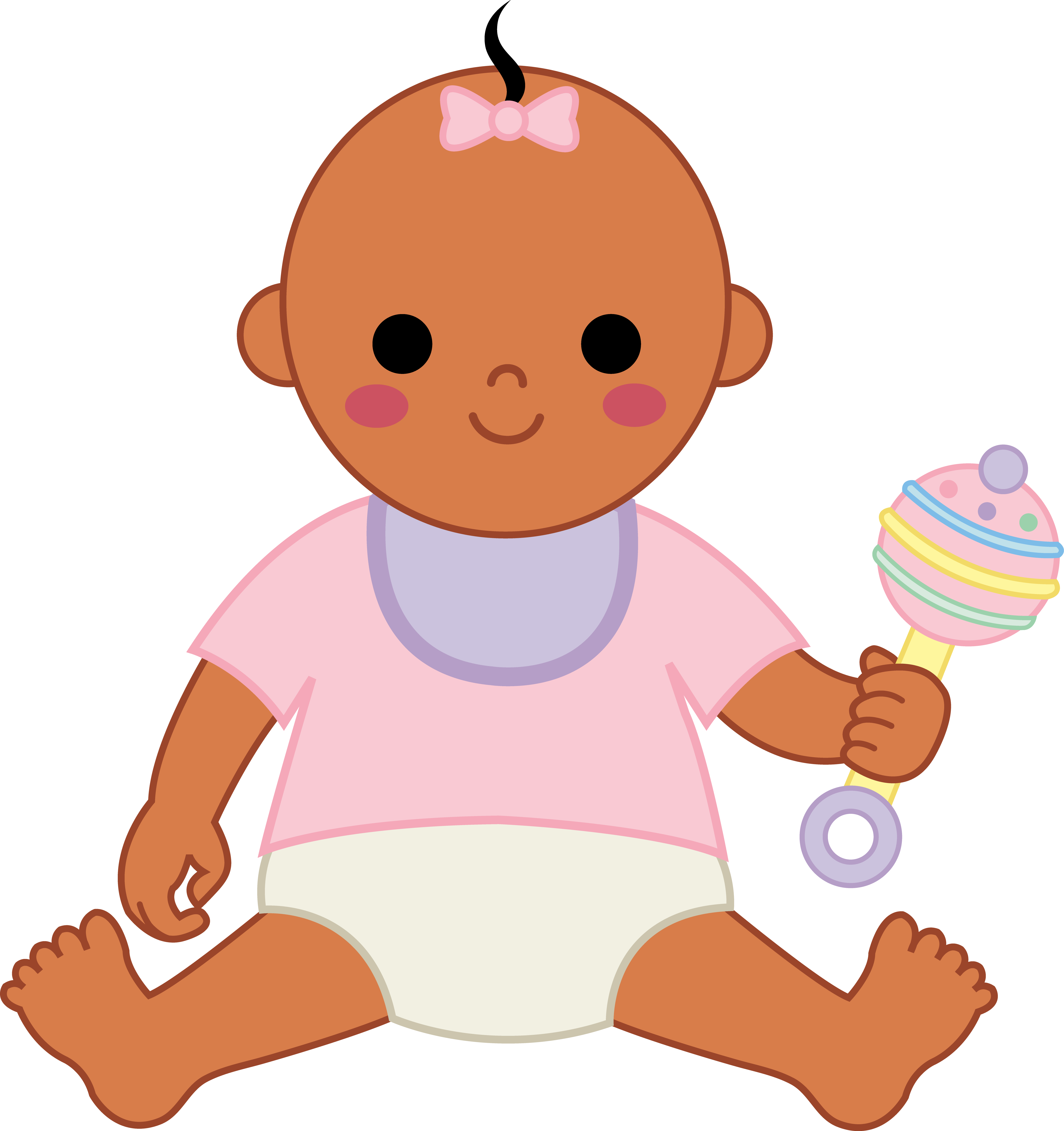Pink Baby Doll Clipart