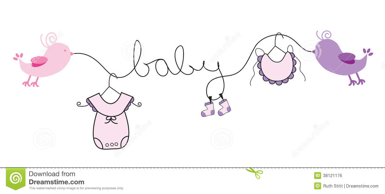 image of girl baby shower cli