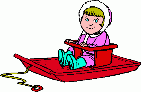 baby_in_sled clipart .