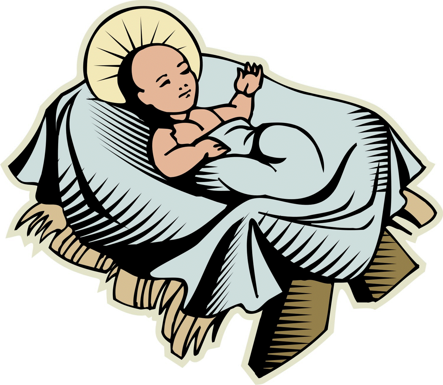 BABY JESUS - CHRISTMAS . - Baby Jesus Clip Art