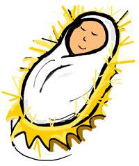 Baby Jesus Clipart . - Baby Jesus Clipart