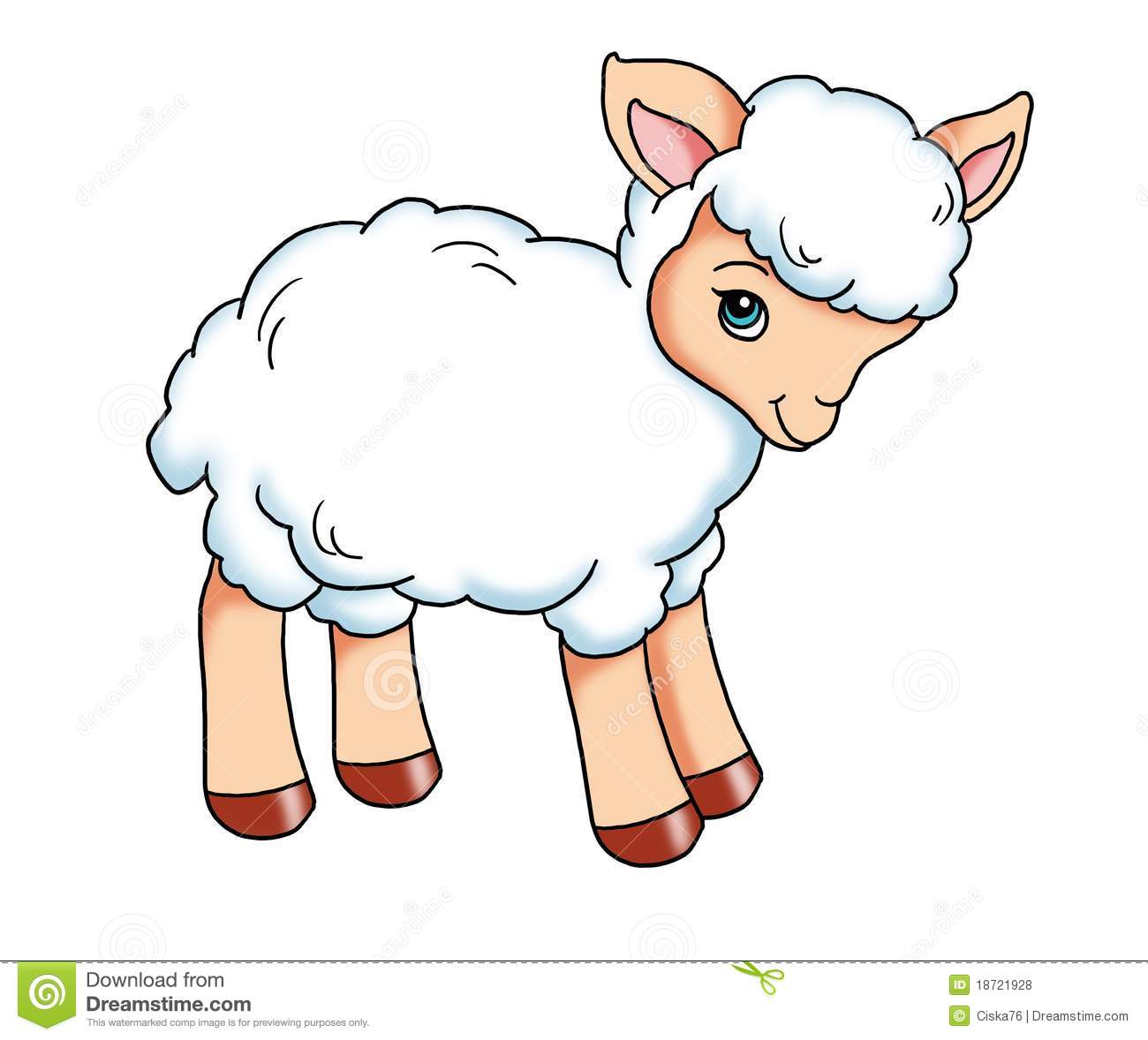 Sheep Clipart Cartoon