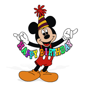 Baby Mickey Mouse 1st Birthda - Mickey Mouse Birthday Clipart