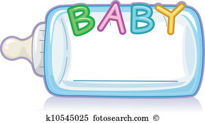 Baby Bottle Clipart .