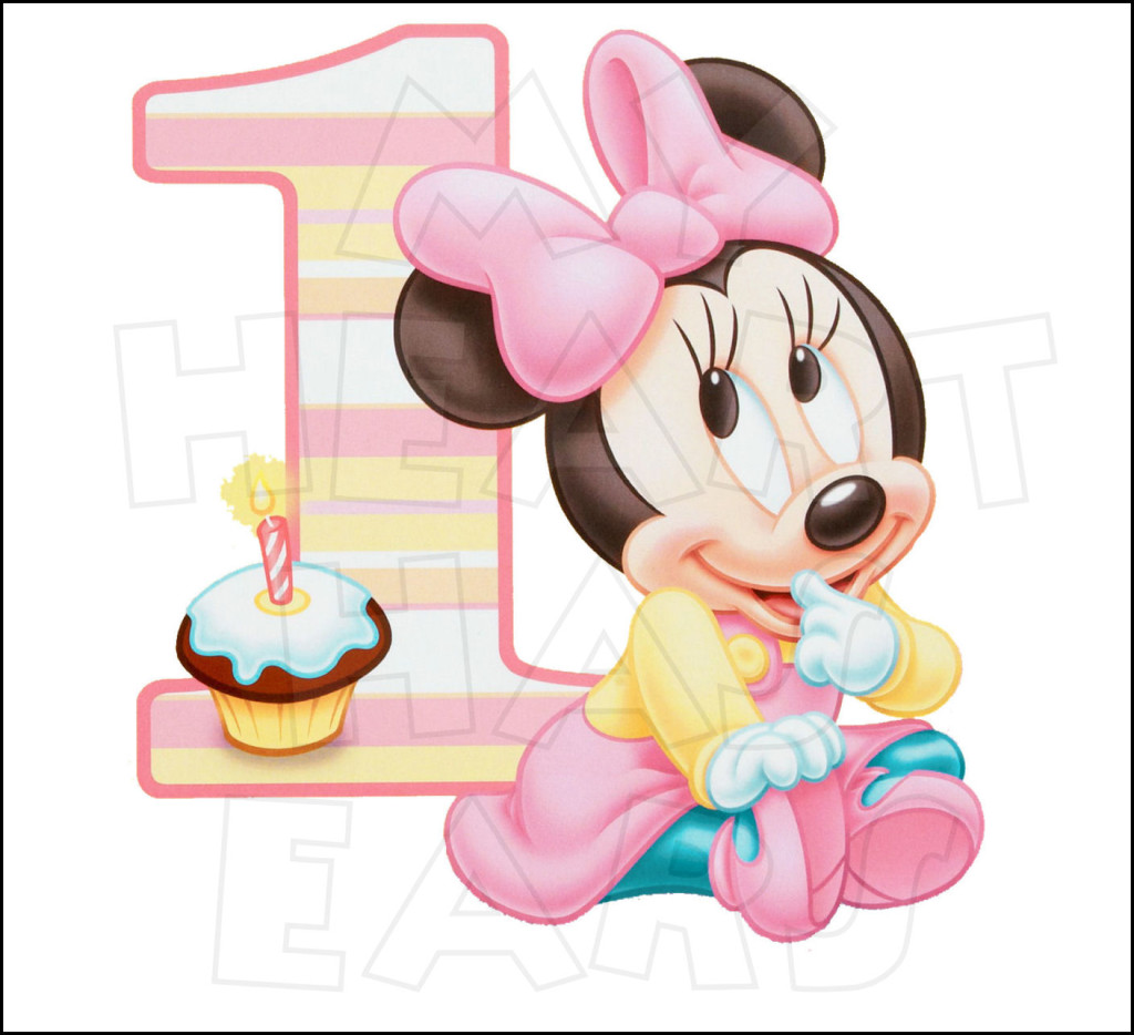 Baby Minnie Mouse 1st Birthda - Baby Minnie Mouse Clip Art