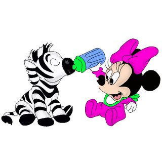 Baby Minnie Mouse - Cartoon Clip Art