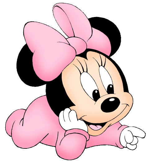 ... Baby Minnie Point ... - Baby Minnie Mouse Clip Art