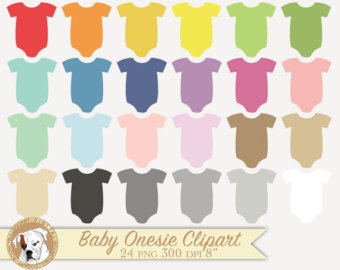 Baby onesies clipart baby shower invitation baby shower clipart onesie baby printables first birthday instant download commercial use