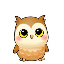 owl baby clip art - baby owl 