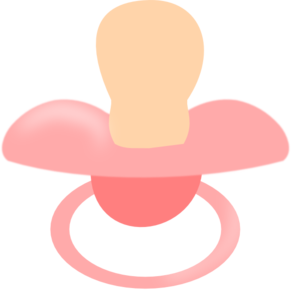Baby Pacifier Clipart #1 .