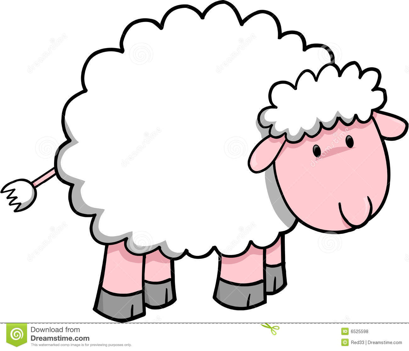 shepherd sheep clipart
