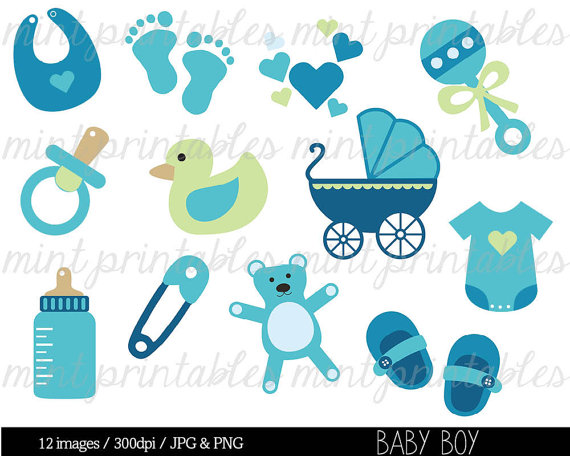 Baby Shower Clipart Clip Art, Baby Boy Clipart, Baby Clipart, blue, onesie
