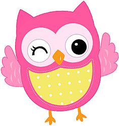Baby showers and Pink owl . - Baby Owl Clipart