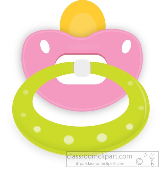 Baby With Pacifier Playing Cl - Pacifier Clipart