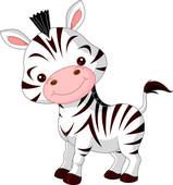 baby zebra; zebra crossing .. - Zebra Clip Art