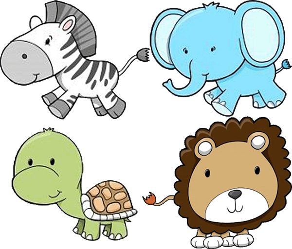 Baby Zoo Animals Clip Art - Baby Animals Clipart