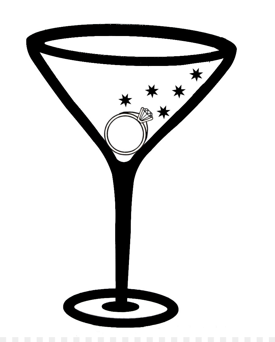 Martini Margarita Cocktail glass Clip art - Bachelorette Party Clipart