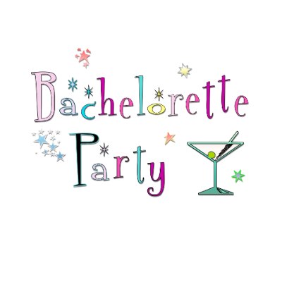 Bachelorette party pictures clip art