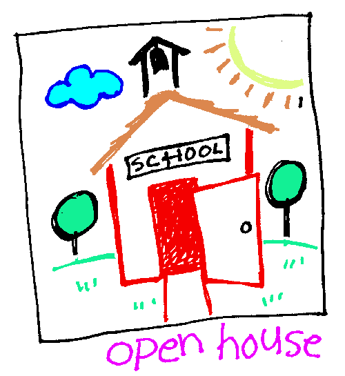 Back All Clip Art In Discover - Open House Clipart